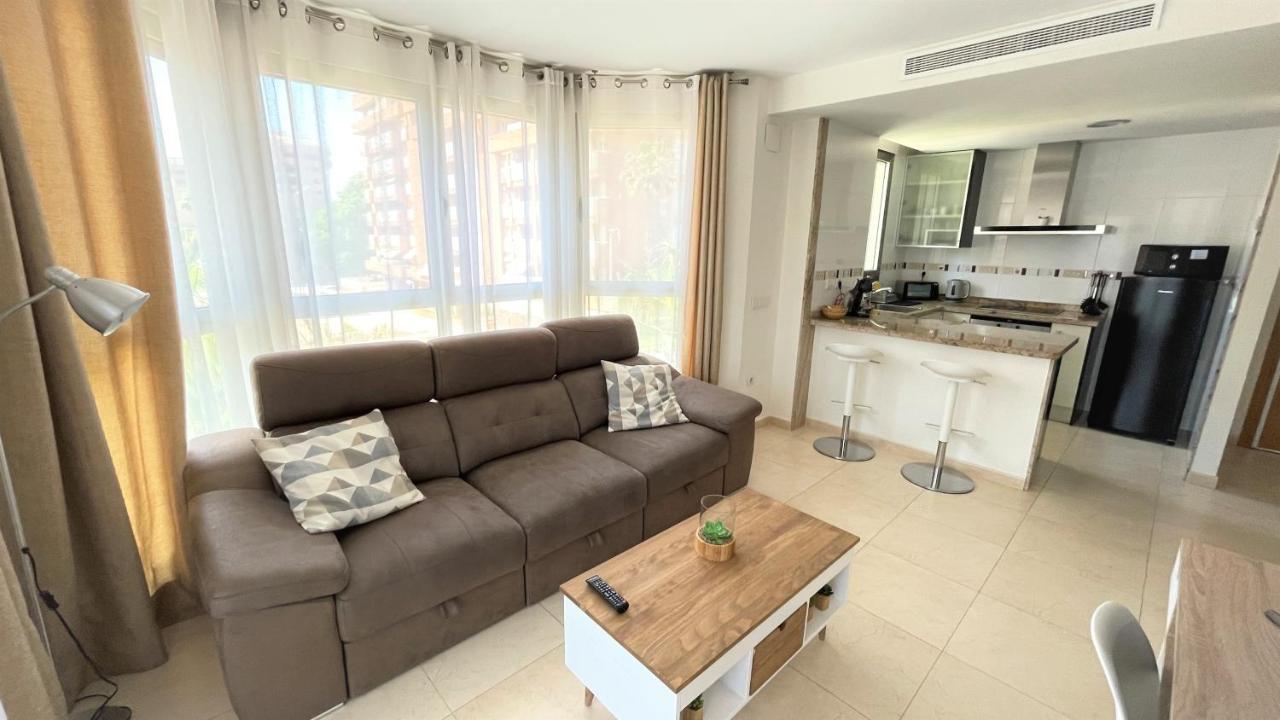 Beach Valencia Luxury A40-35 Apartment With Terrace And Sea Views Exterior foto