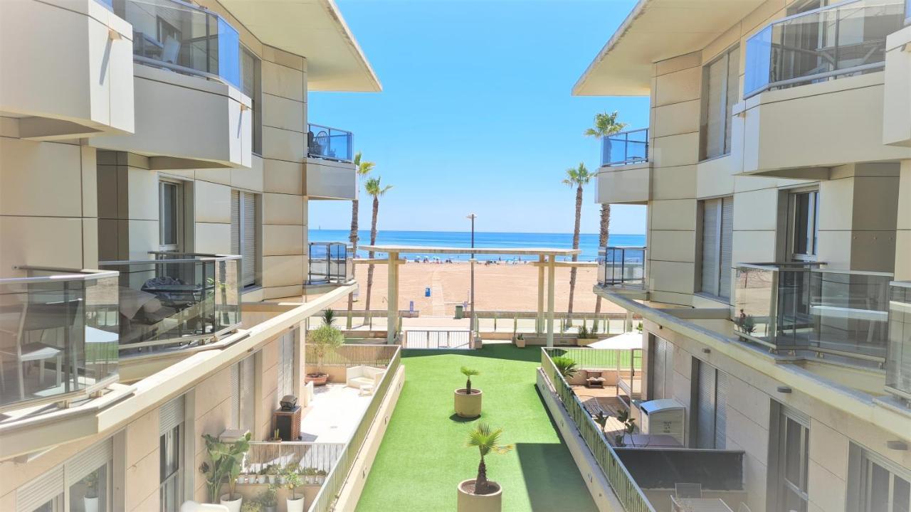 Beach Valencia Luxury A40-35 Apartment With Terrace And Sea Views Exterior foto